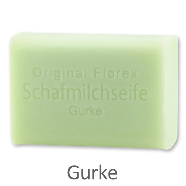 Schafmilchseife eckig 100g, Gurke