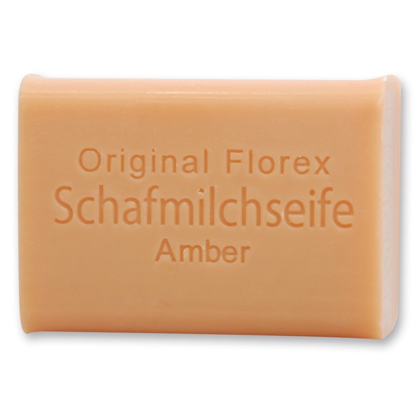 Schafmilchseife eckig 100g, Amber